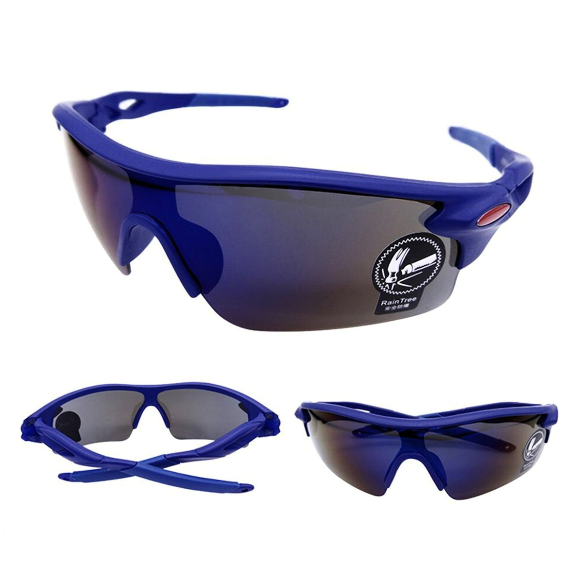 Blaue Sport-Sonnenbrille X1 für Rennrad