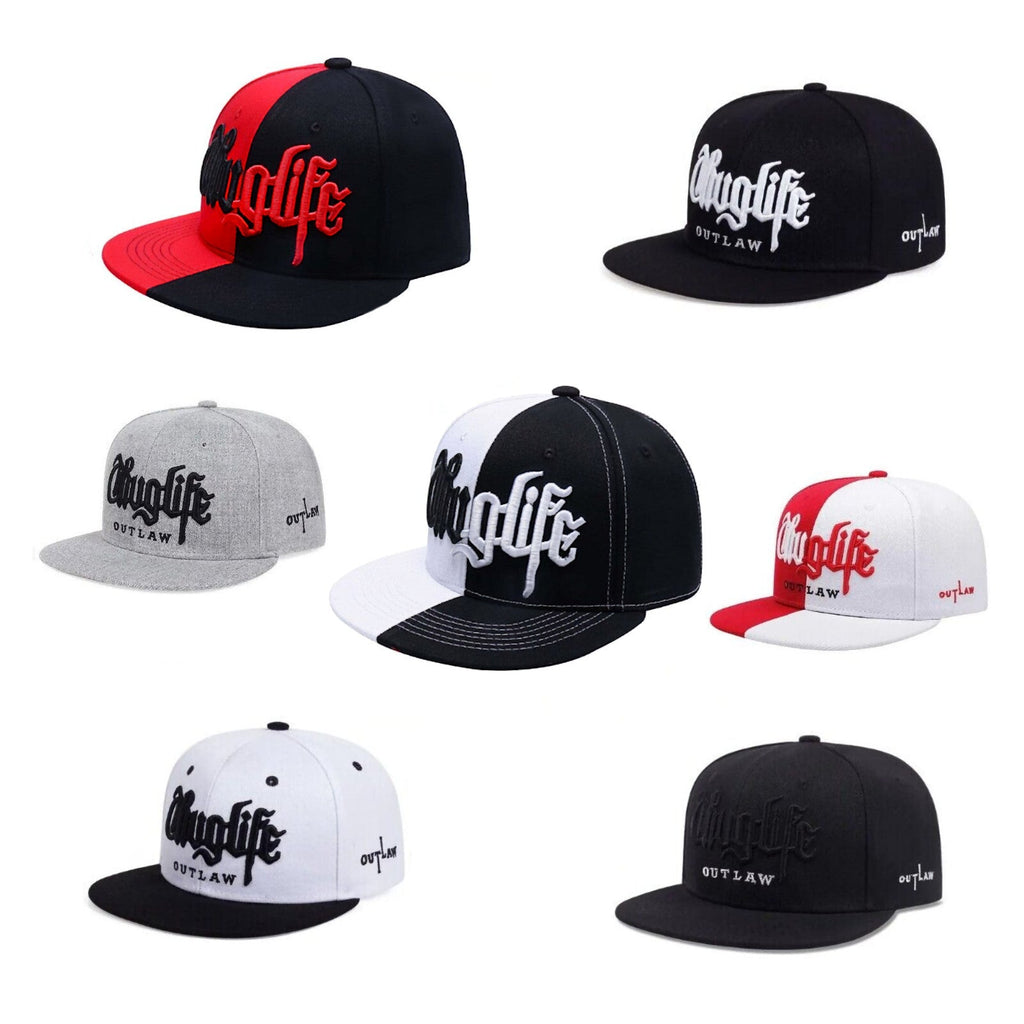 Thuglife Vintage-Basecap aus Baumwolle mit Stickerei