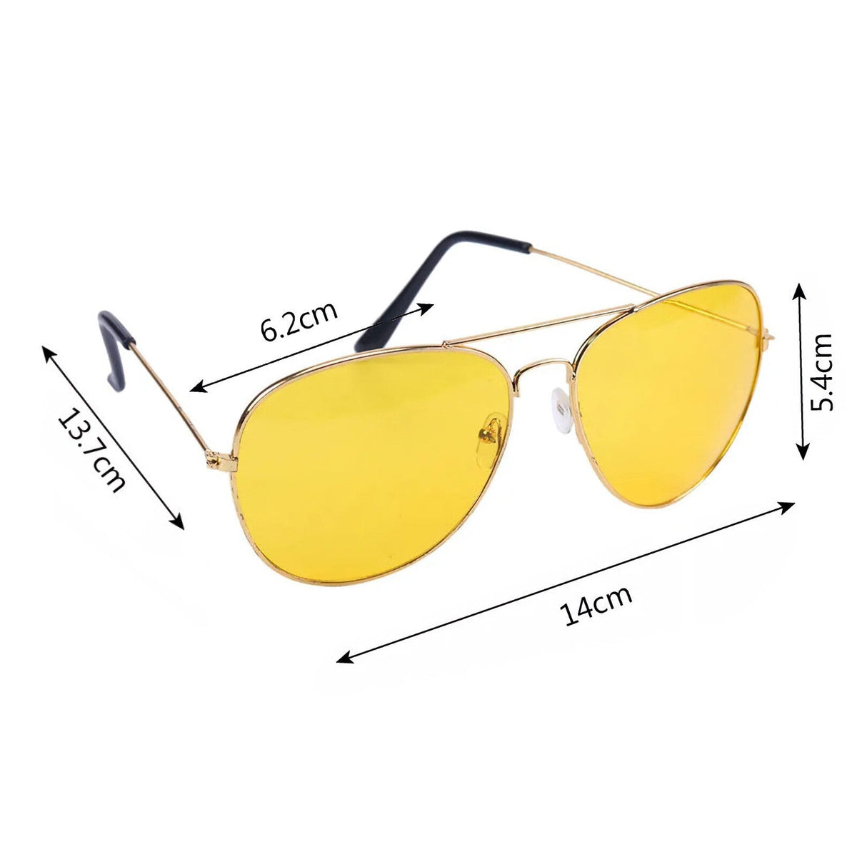 Nachtfahrbrille mit gelben Kontrastgläsern