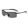 Schwarze photochrome Matrix-Sonnenbrille