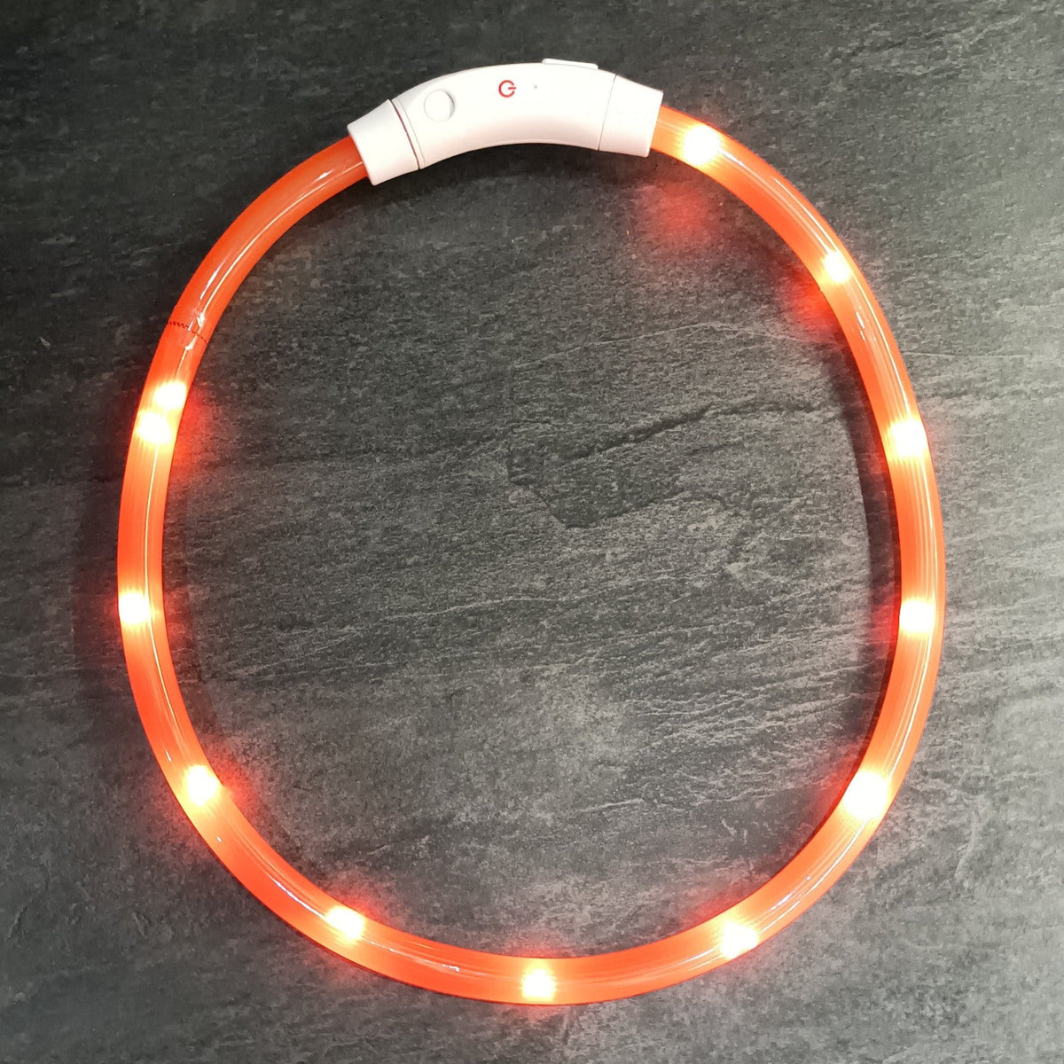 Kürzbares LED-Hundehalsband mit mehreren LEDs