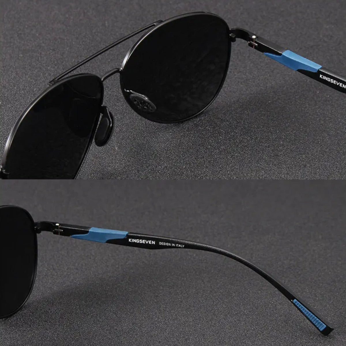 Kingseven N7228 polarisierte Piloten-Sonnenbrille
