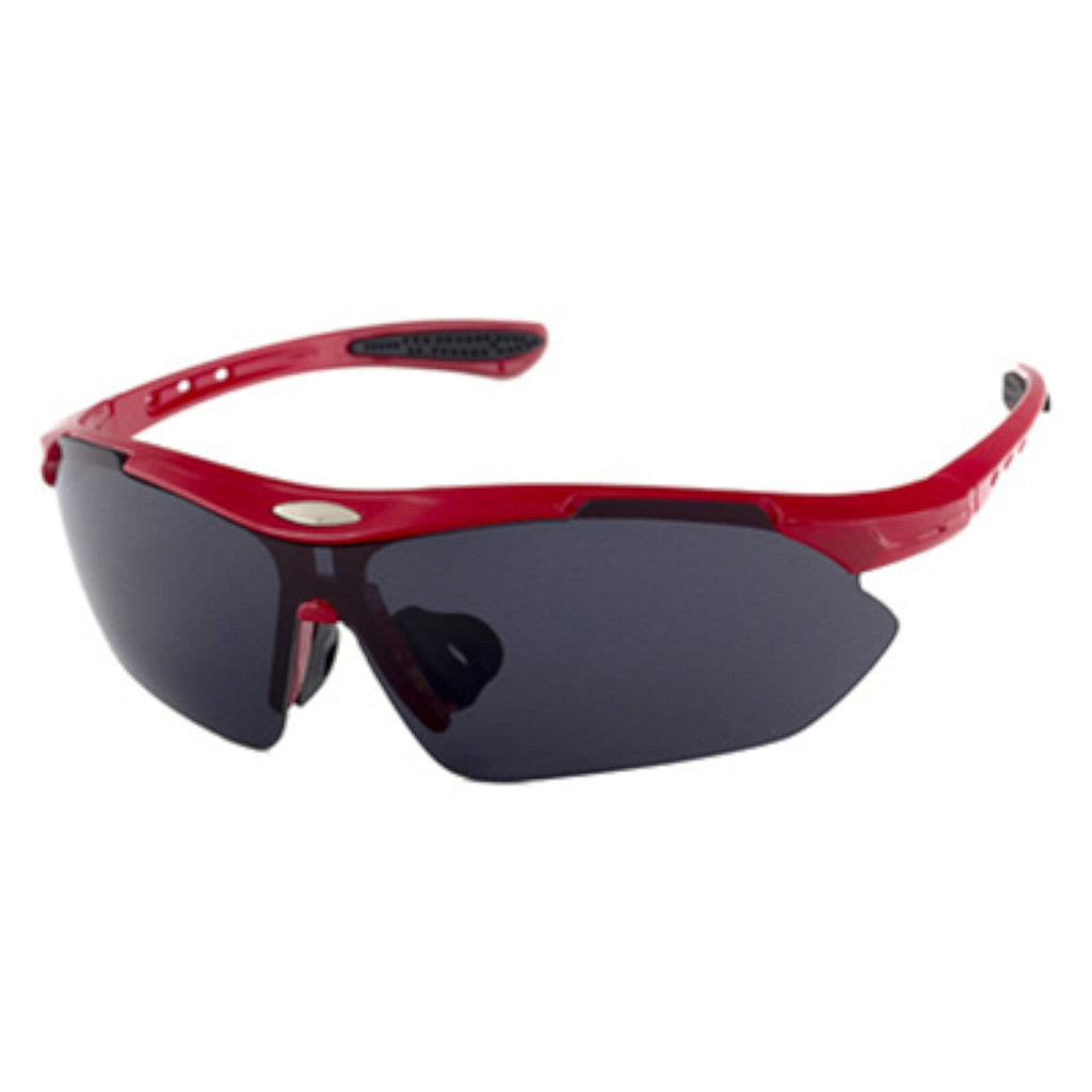 Rote polarisierte Sport-Sonnenbrille X4