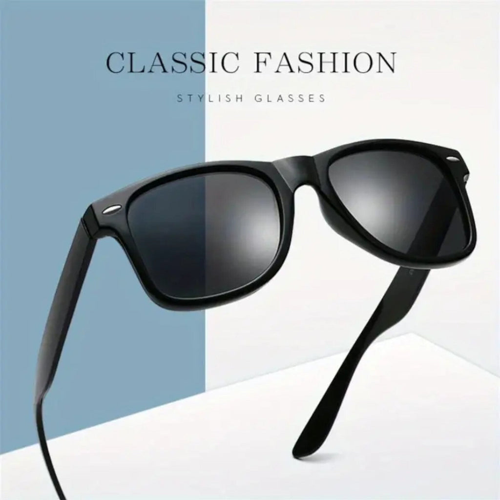 Schwarze Blues-Brothers Sonnenbrille extra-dunkel