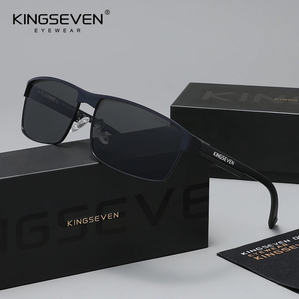 Sonnenbrille Kingseven 7756 Black Premium Männer Polarisiert UV400 HD - 3KShop.de