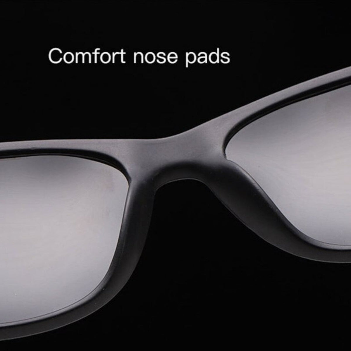 Mattschwarze polarisierte Blues-Brothers-Sonnenbrille