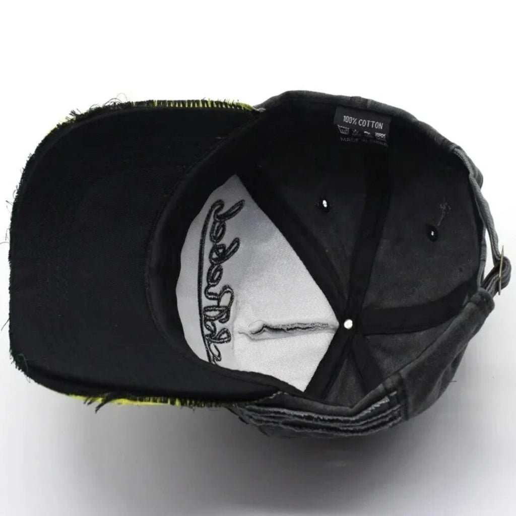 Schwarz-graue Black Rebel Vintage-Basecap