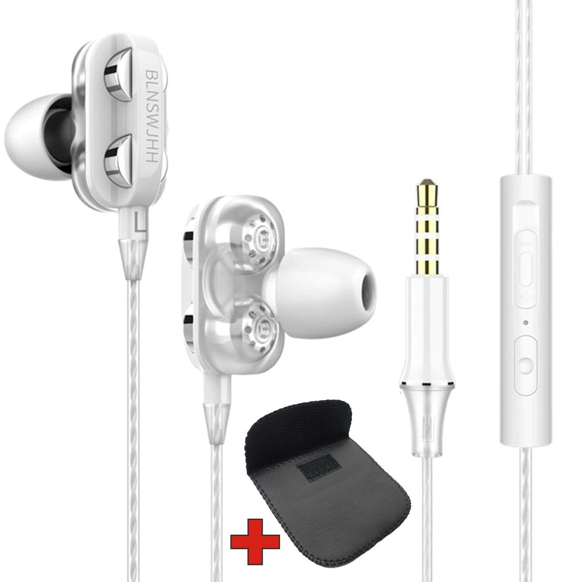Super Bass In-Ear Doppeltreiber Kopfhörer X12 Ohrhörer Earphone Headset - 3KShop.de