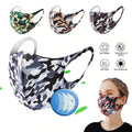 Mundschutz Behelf-Mund-Nasen-Atem-Schutz Maske Waschbar Camouflage - 3KShop.de