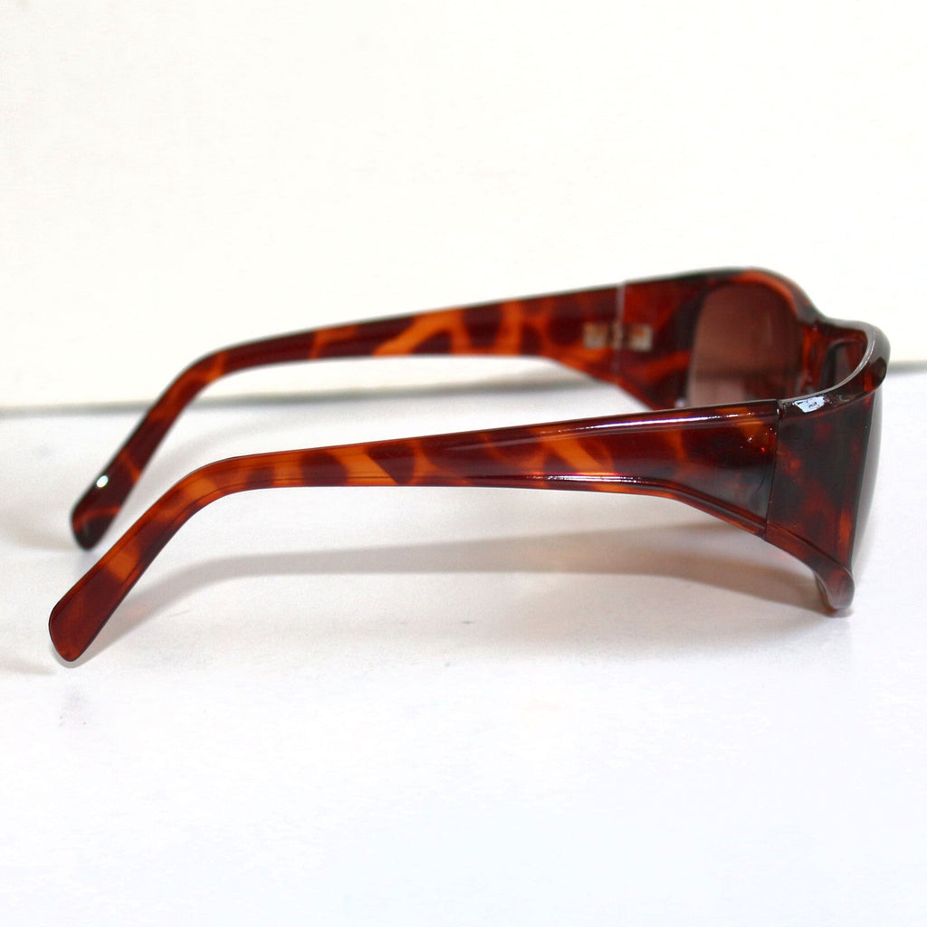 Braune leicht getigerte Designer Damen-Sonnenbrille