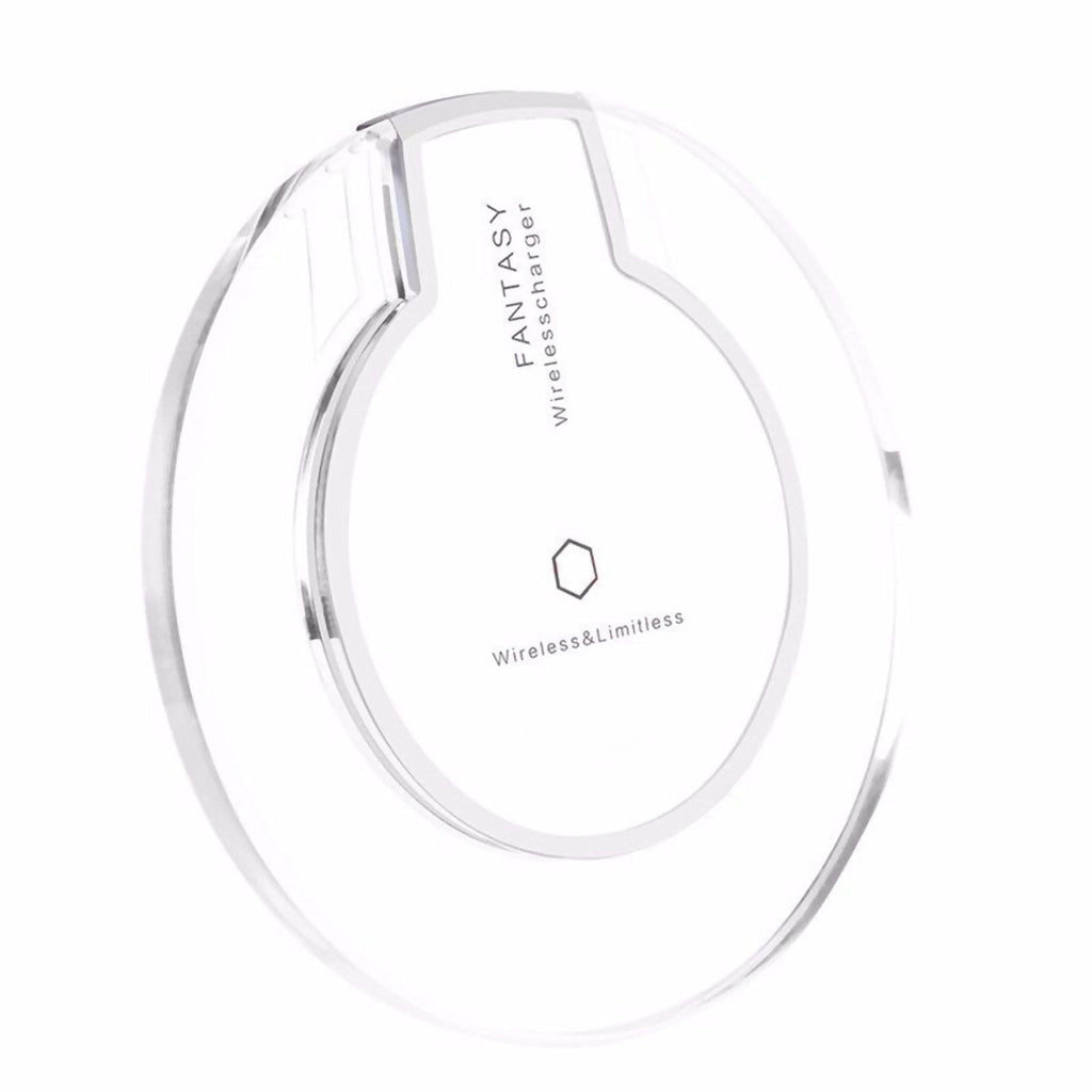 Weiße Qi Wireless Charger Ladestation