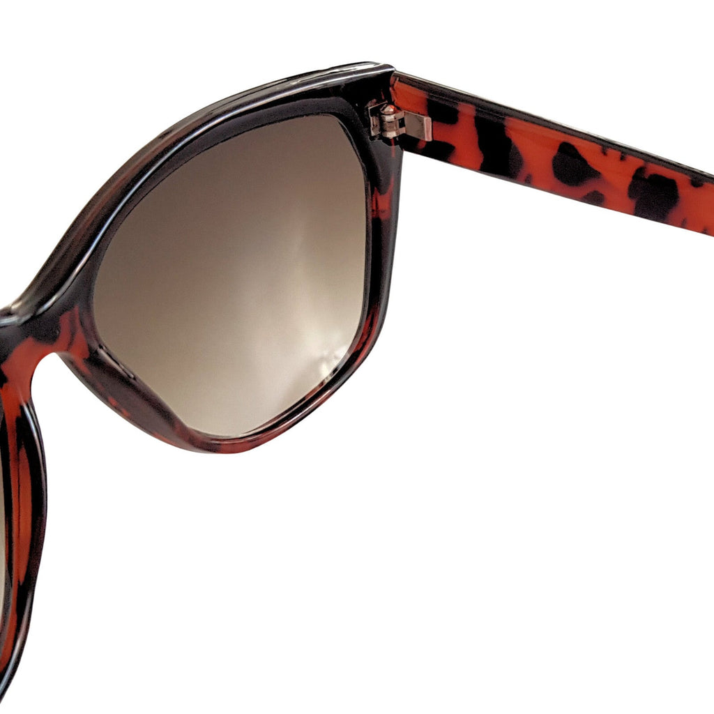 Braune Designer Damen-Sonnenbrille im Tigerlook