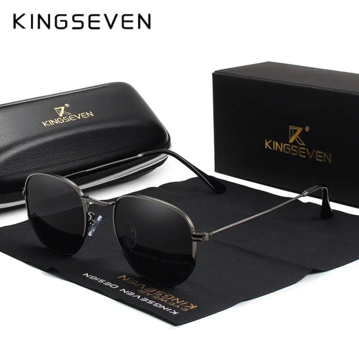 Kingseven N7548 polarisierte Piloten-Sonnenbrille für Herren