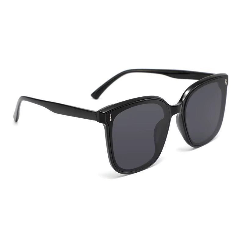 Schwarze Oversized Designer-Sonnenbrille