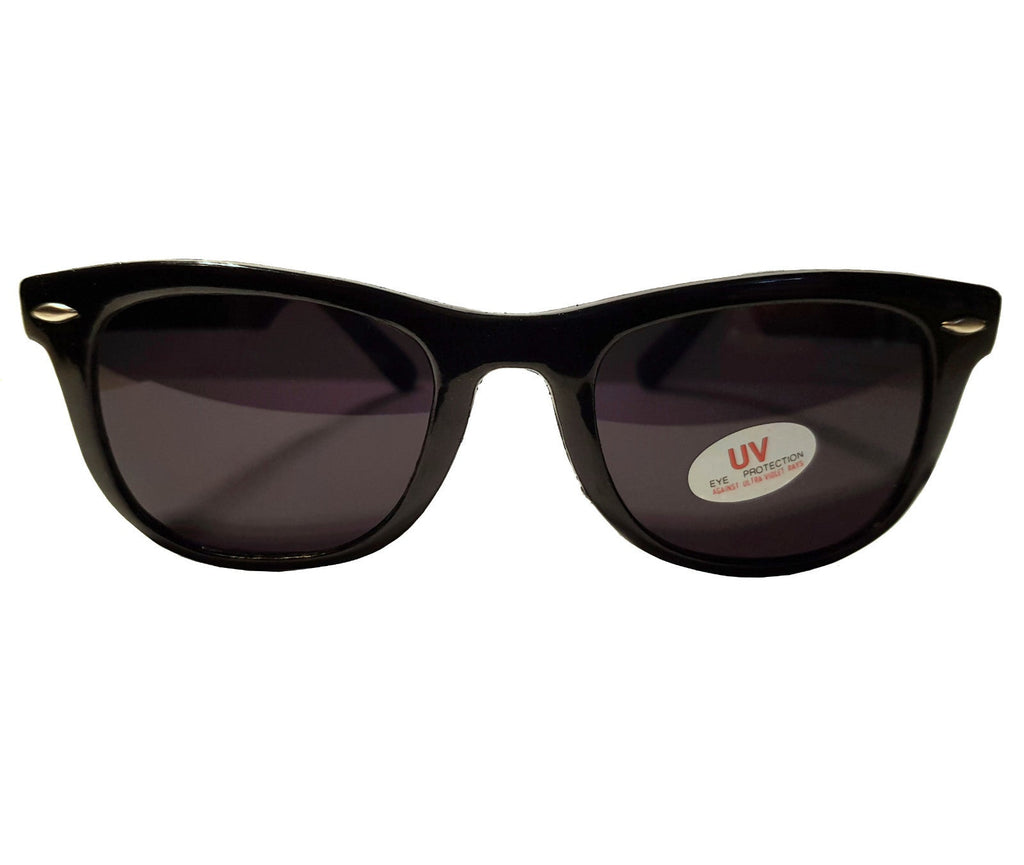 Schwarze Blues-Brothers Sonnenbrille extra-dunkel