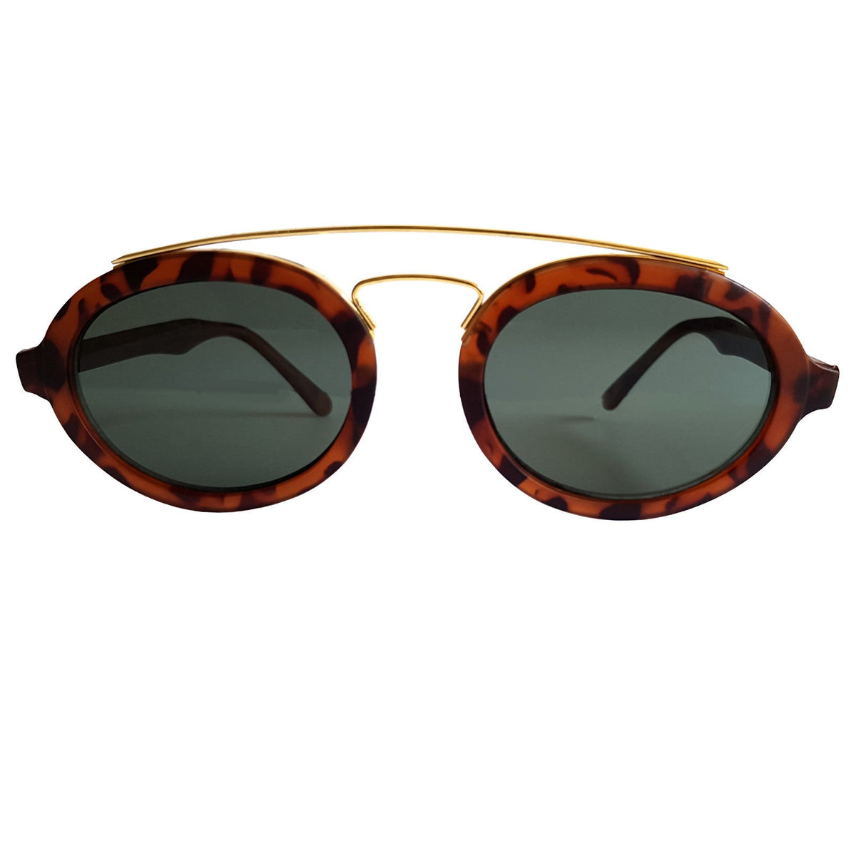 Gold-braune Vintage G-Style Sonnenbrille