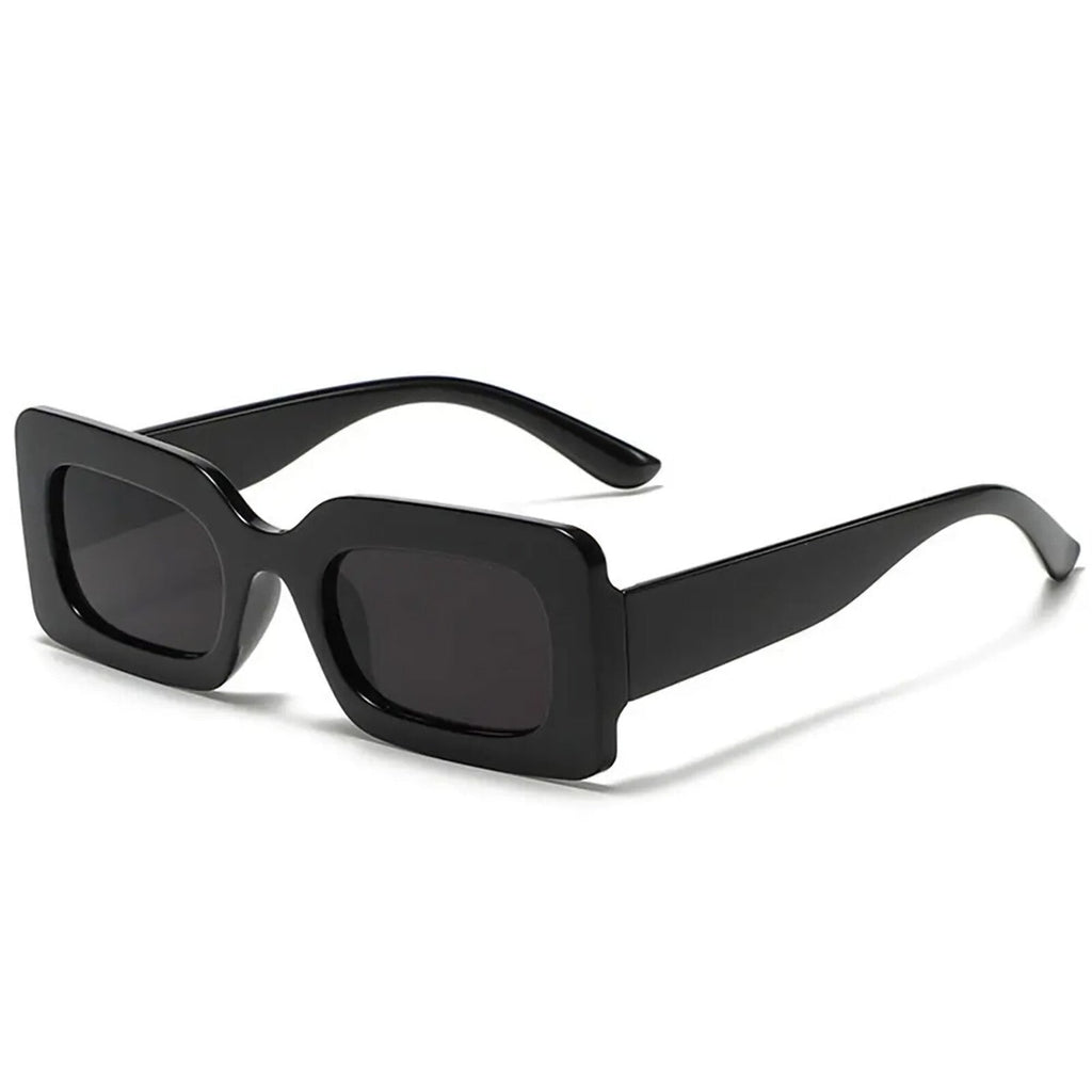 Glänzend schwarze Retro-Partybrille