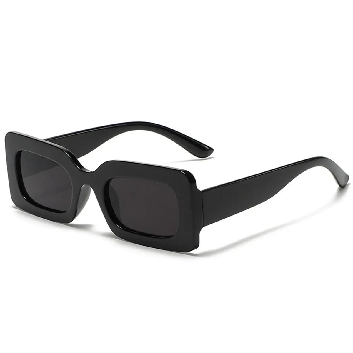 Glänzend schwarze Retro-Partybrille