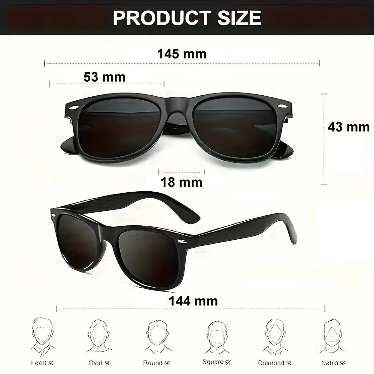 Schwarze Blues-Brothers Sonnenbrille extra-dunkel