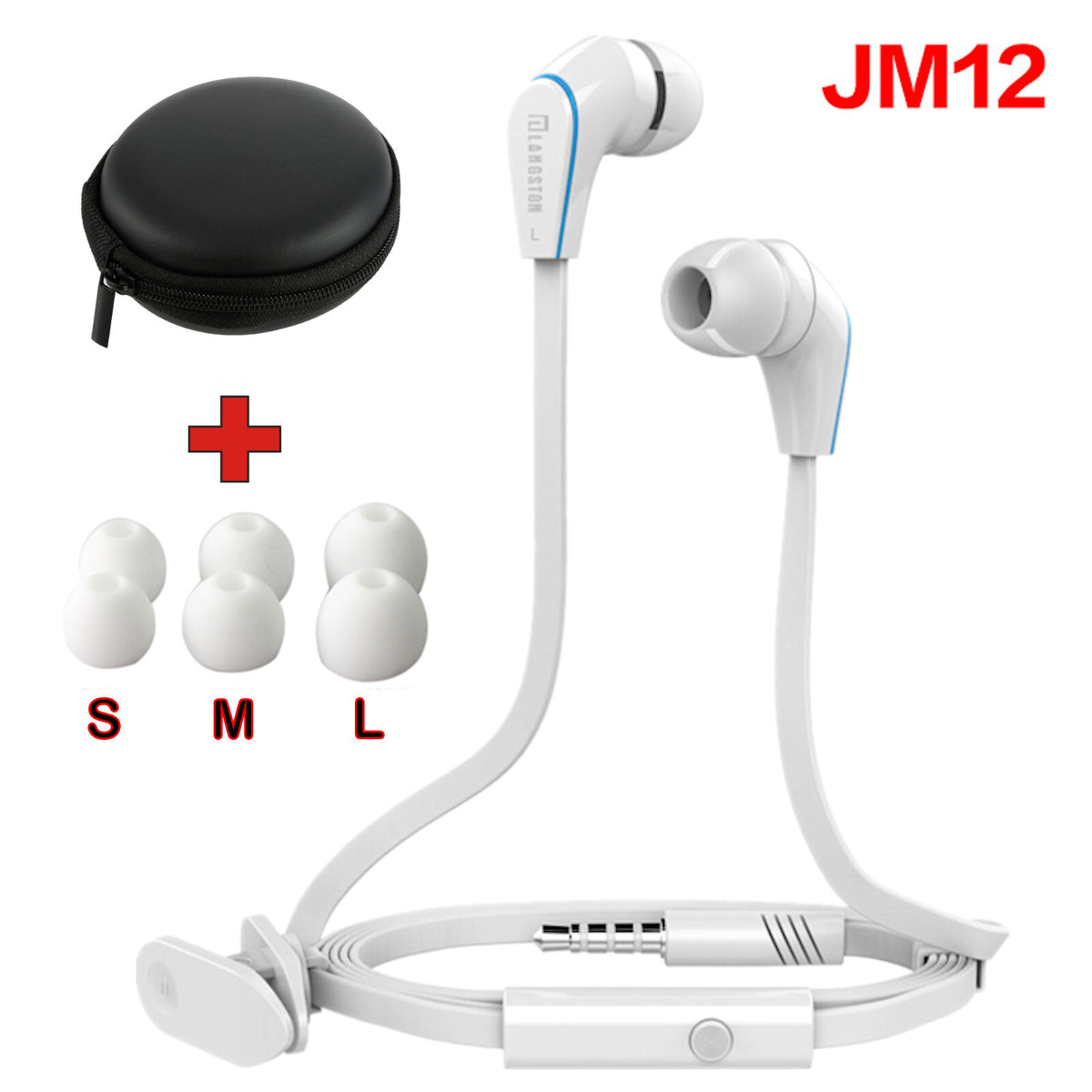 Super Bass In-Ear Kopfhörer Headset Earphone JM12 für Samsung Xiaomi LG HTC - 3KShop.de