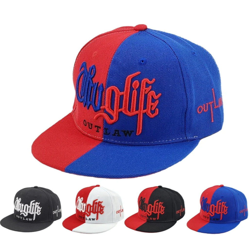 Thuglife Vintage-Basecap aus Baumwolle mit Stickerei