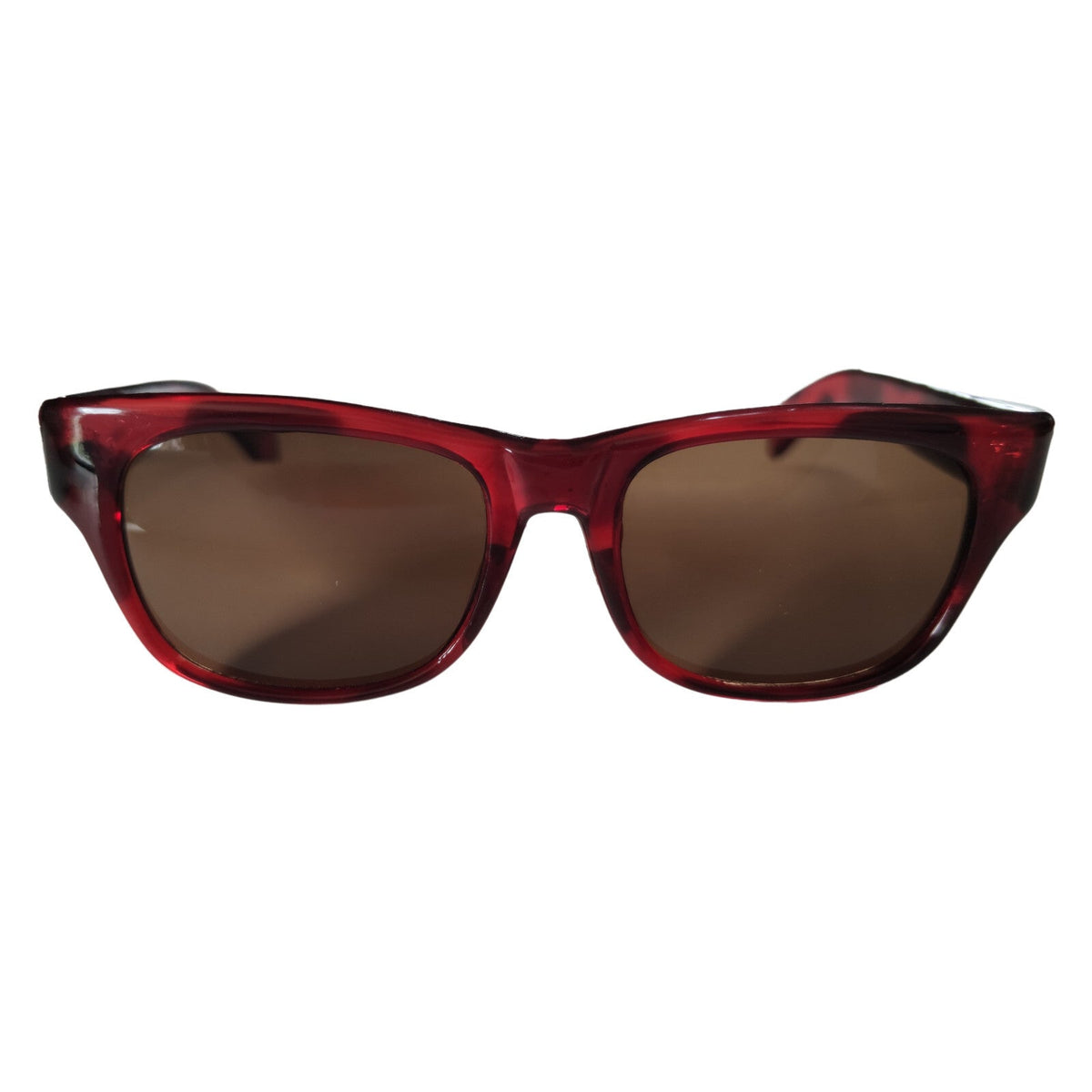 Braune Cat-Eye-Sonnenbrille im Tigerlook