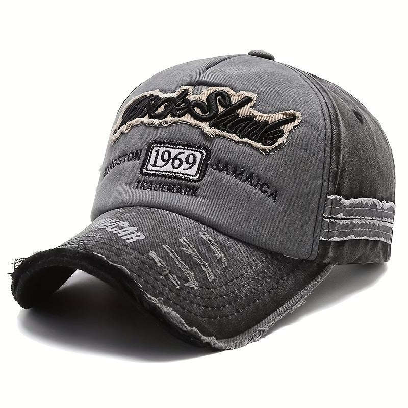 Rock Shark 1969 Vintage Basecap in Schwarz-Grau