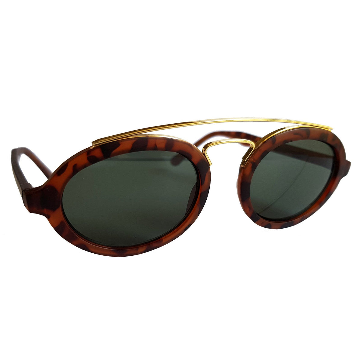 Gold-braune Vintage G-Style Sonnenbrille
