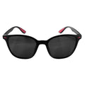 Mattschwarze polarisierte Blues-Brothers-Sonnenbrille