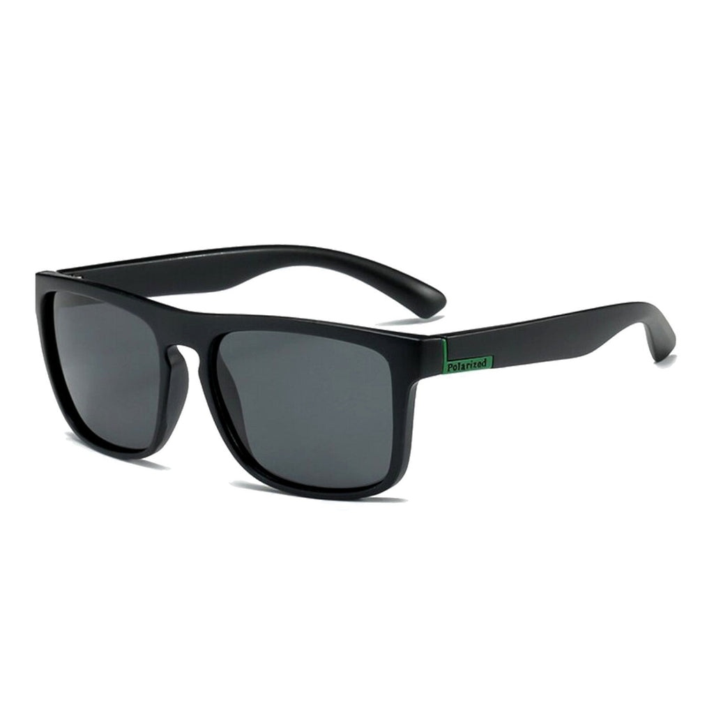 Schwarz-grüne polarisierte Sonnenbrille