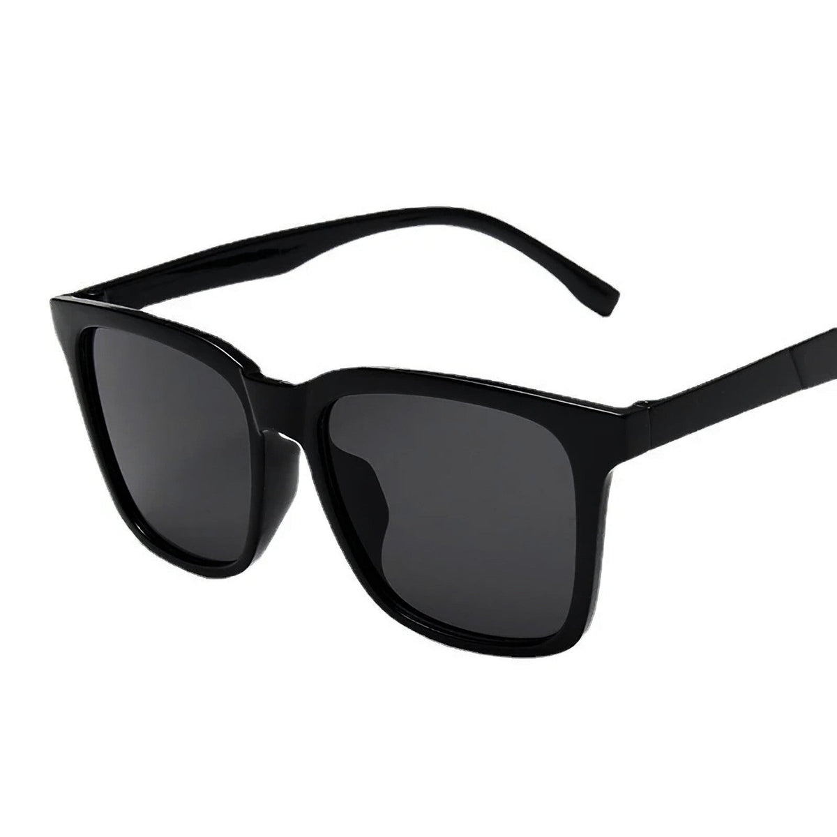 Schwarze Oversized Vintage Sonnenbrille