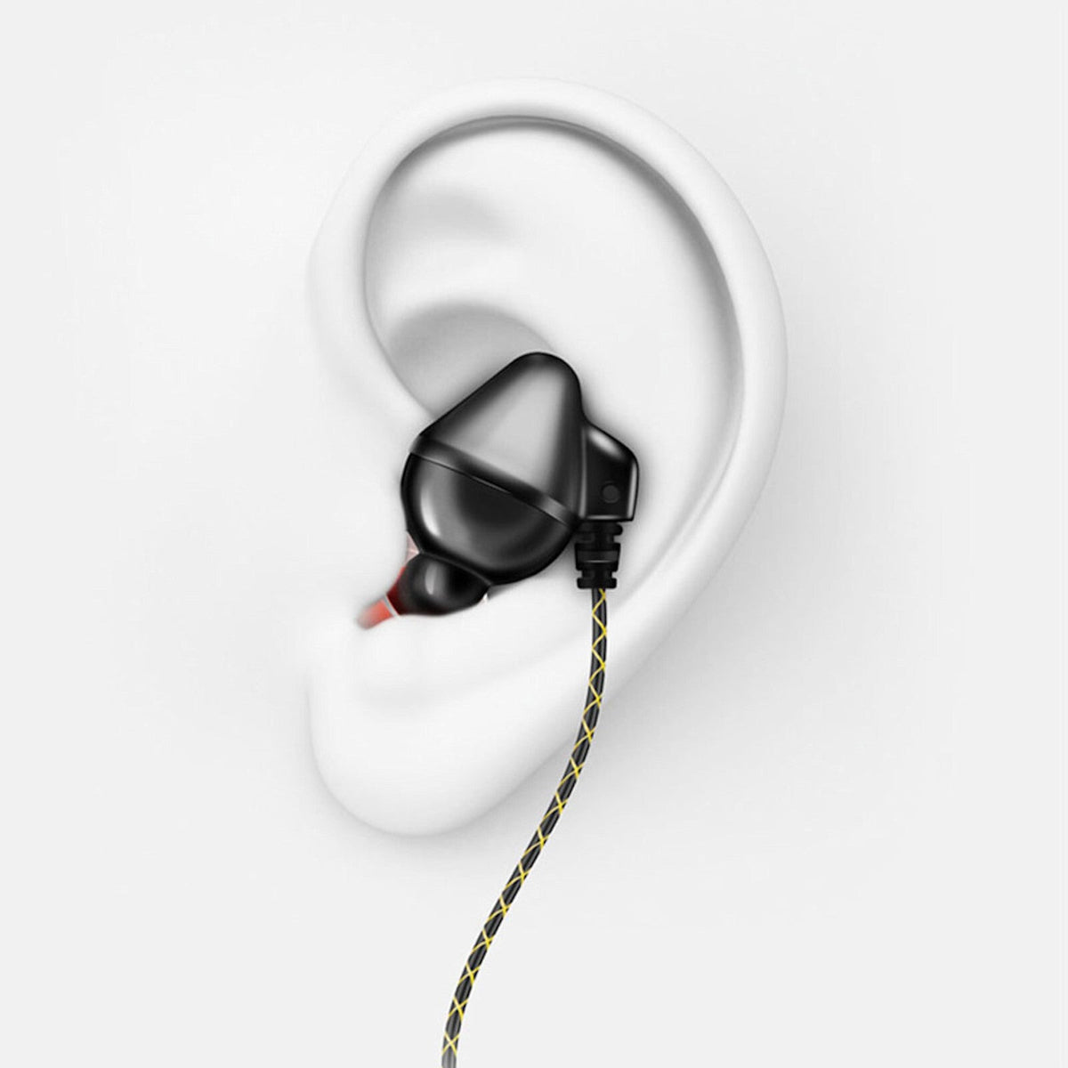 Schwarzes SZKOSTON S600 In-Ear-Headset