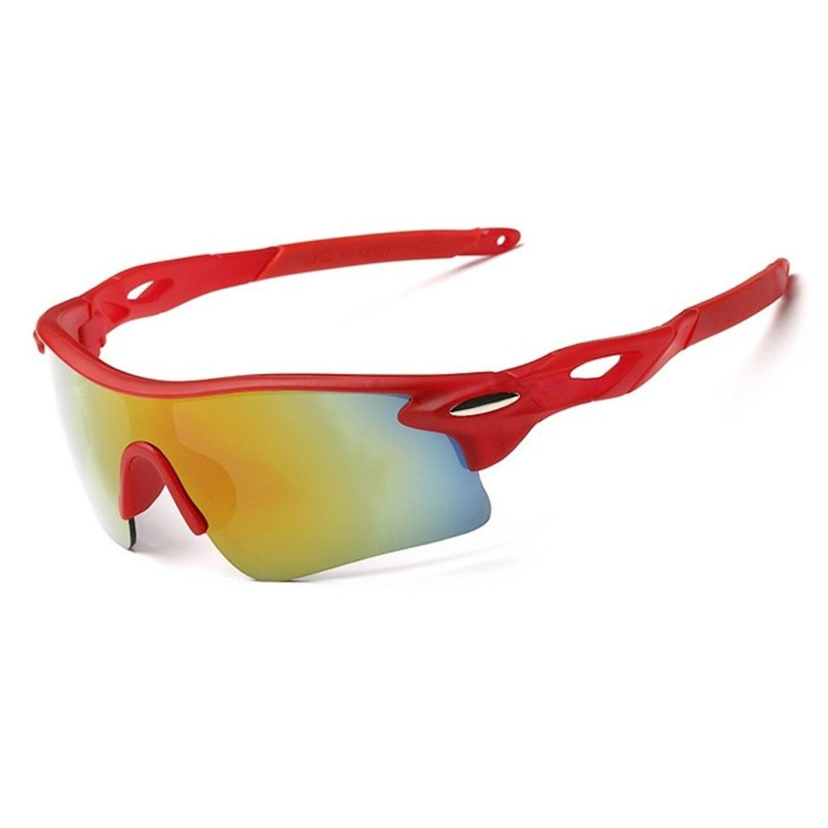 Rote polarisierte Sport-Sonnenbrille X1