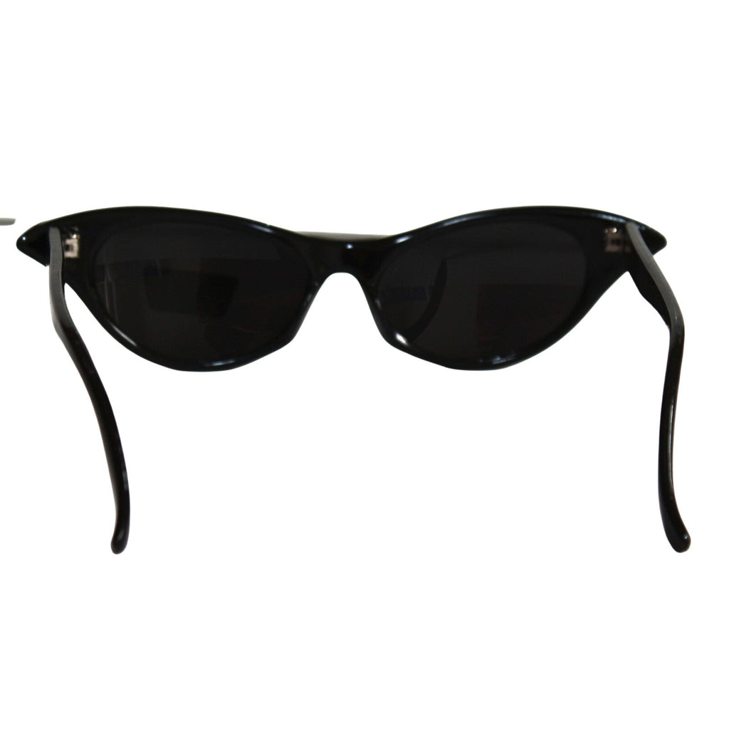 Schwarze Cat-Eye-Sonnenbrille