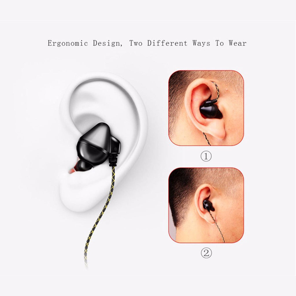 Schwarzes SZKOSTON S600 In-Ear-Headset