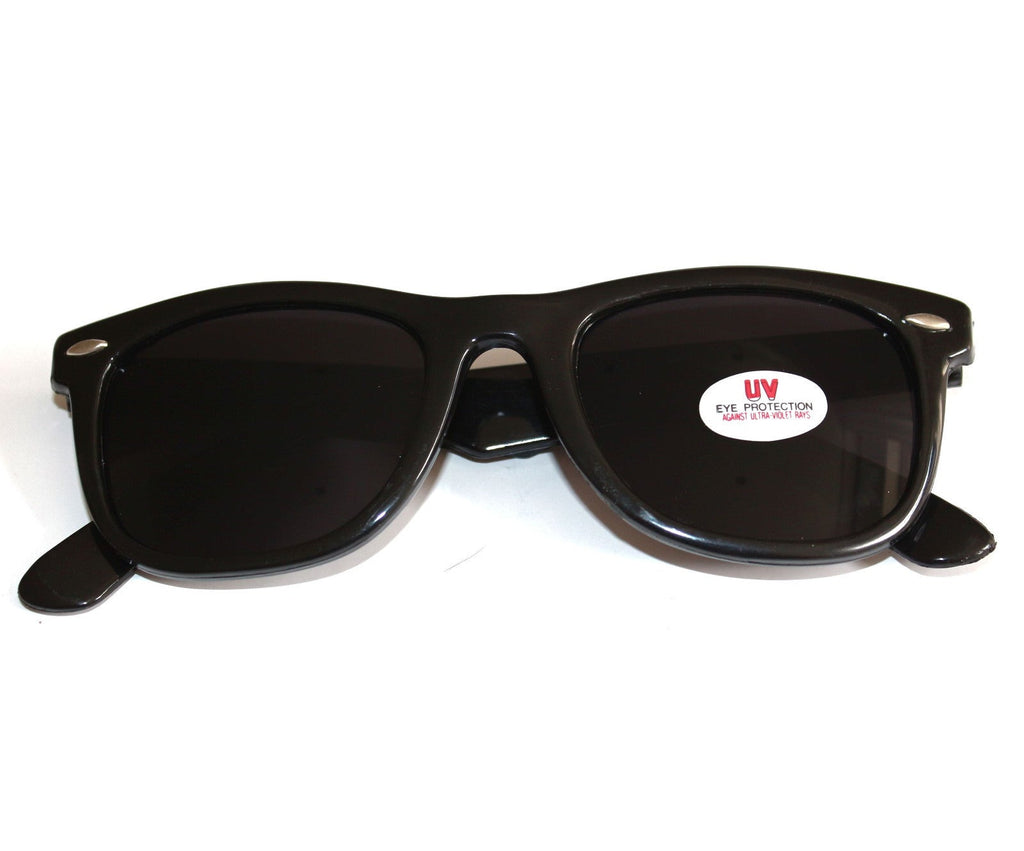 Schwarze Blues-Brothers Sonnenbrille extra-dunkel