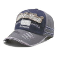 Rock Shark 1969 Vintage Basecap in Blau-Grau