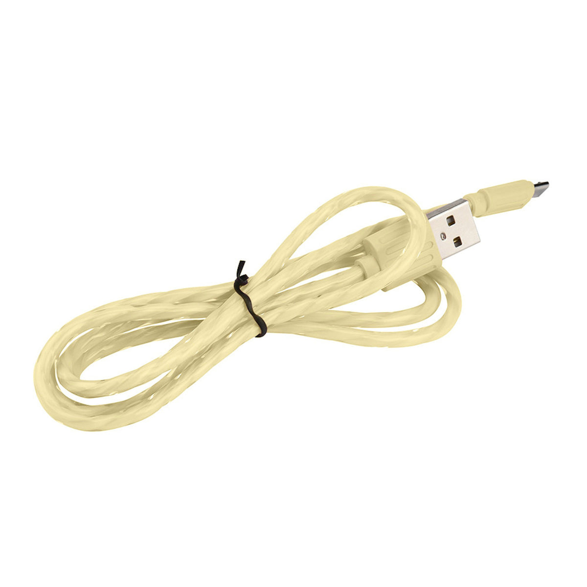 1m Micro USB Kunststoffkabel Ladekabel Sync Datenkabel gelb S7 Sony Huawei HTC - 3KShop.de
