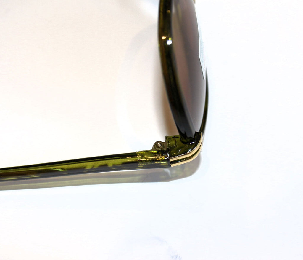 Grün-schwarz getigerte Damen-Sonnenbrille