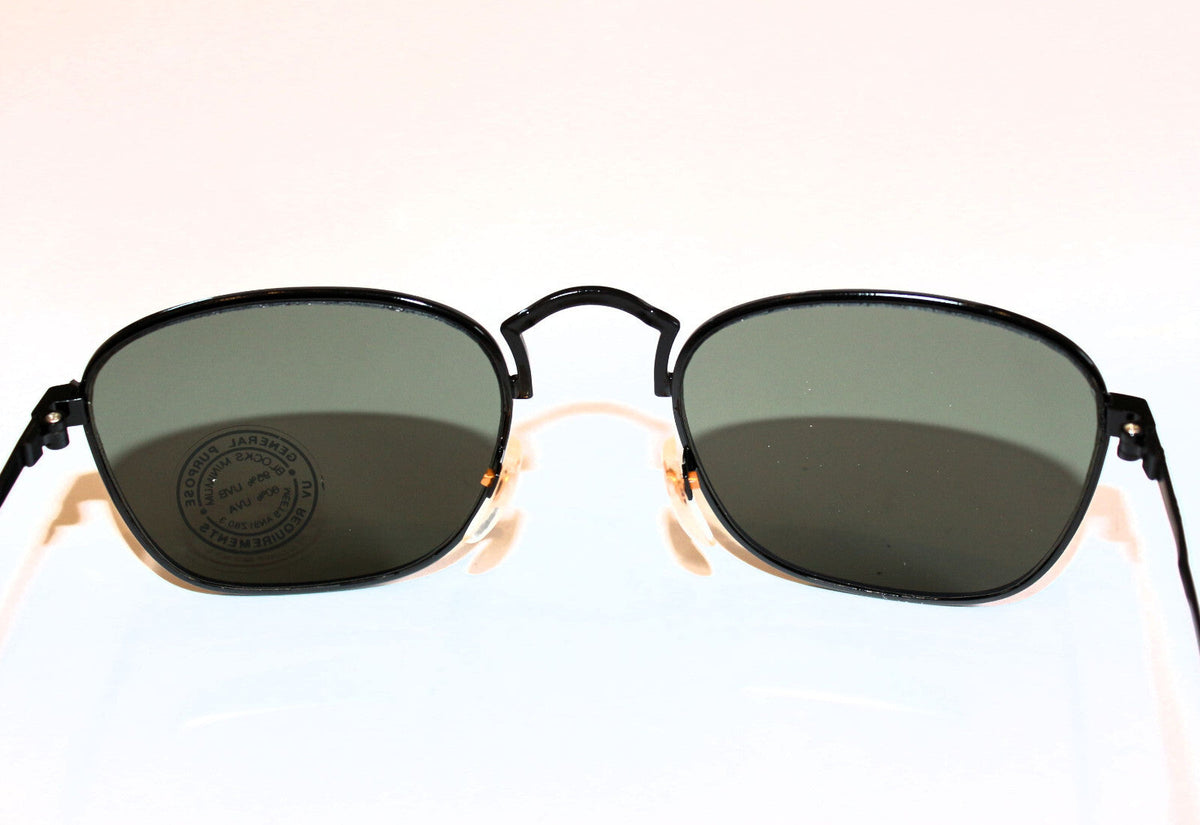 Schwarz-kupferne Vintage-Retro-Sonnenbrille Unisex