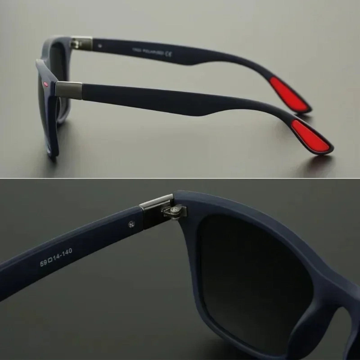 Matt-blaue polarisierte Blues-Brothers Sonnenbrille