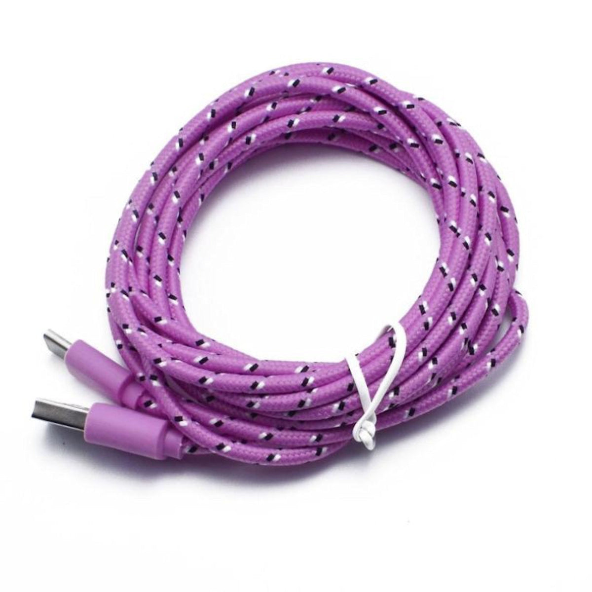 1m USB Typ C Stoffkabel X Ladekabel Sync Datenkabel pink S8 Sony Huawei HTC - 3KShop.de