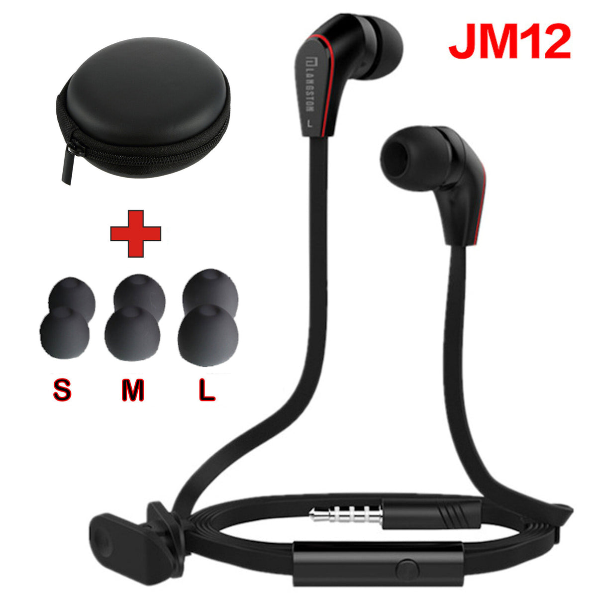 Super Bass In-Ear Kopfhörer Headset Earphone JM12 für Samsung Xiaomi LG HTC - 3KShop.de