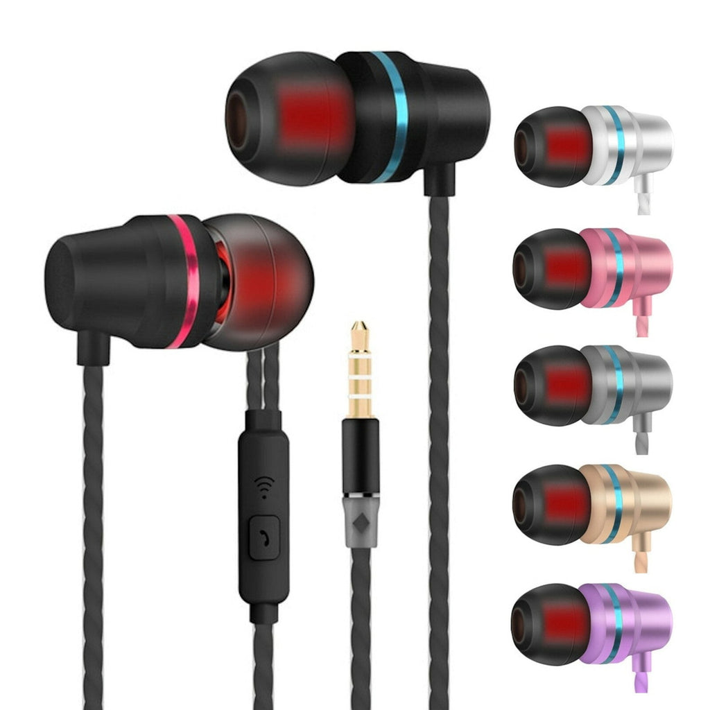 Super Bass In-Ear Kopfhörer Ohrhörer V1 Headset Earphone Headphone + PU-Tasche - 3KShop.de