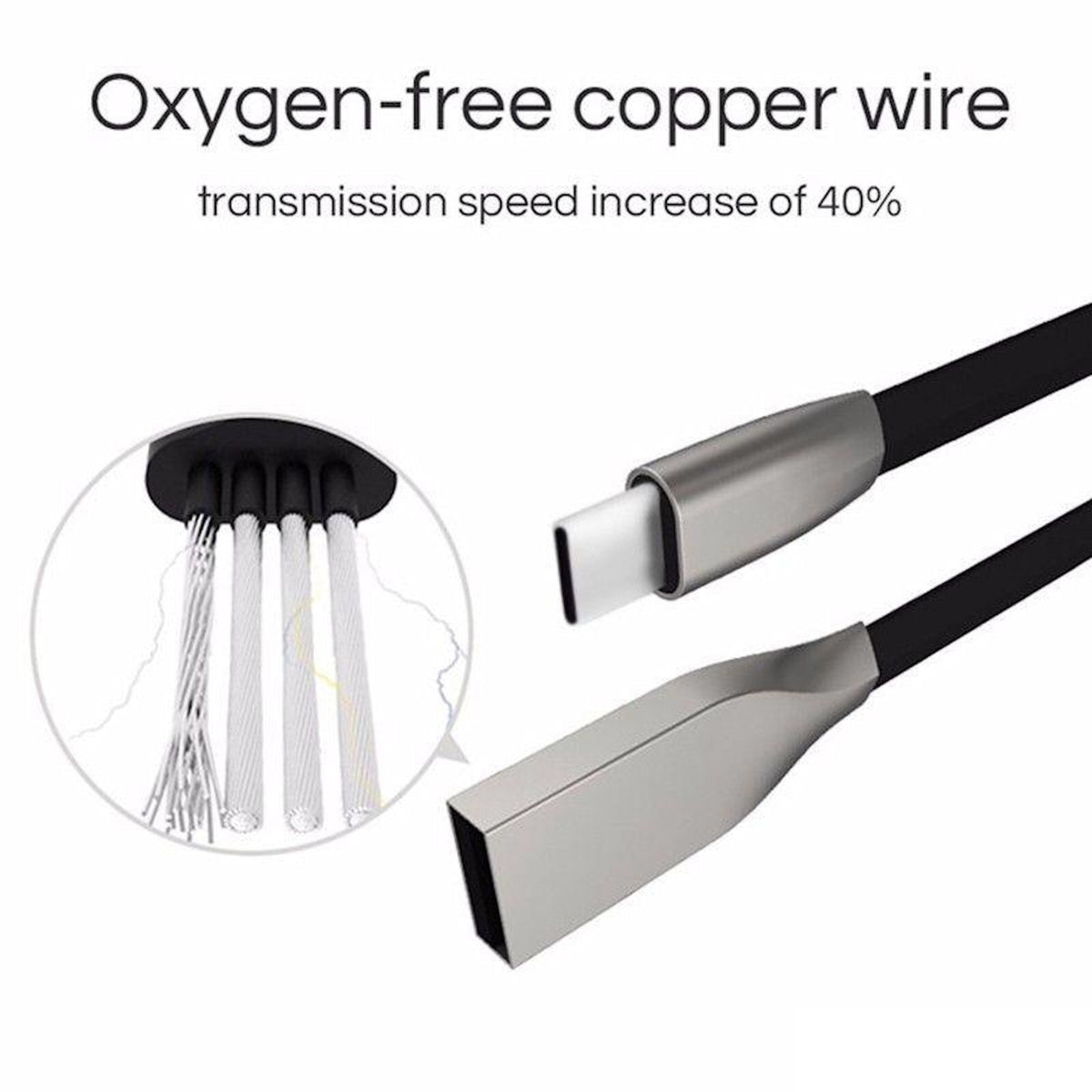 Ladekabel USB Typ C Schnell Datenkabel für Samsung Huawei Handy Schnellladekabel - 3KShop.de