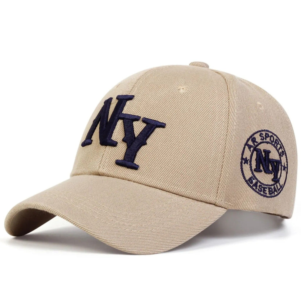 New York Vintage Basecap mit Retro-Stickerei