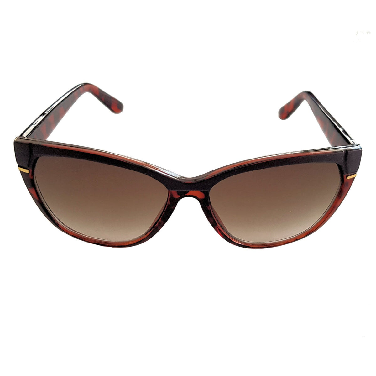 Braune Designer Damen-Sonnenbrille im Tigerlook
