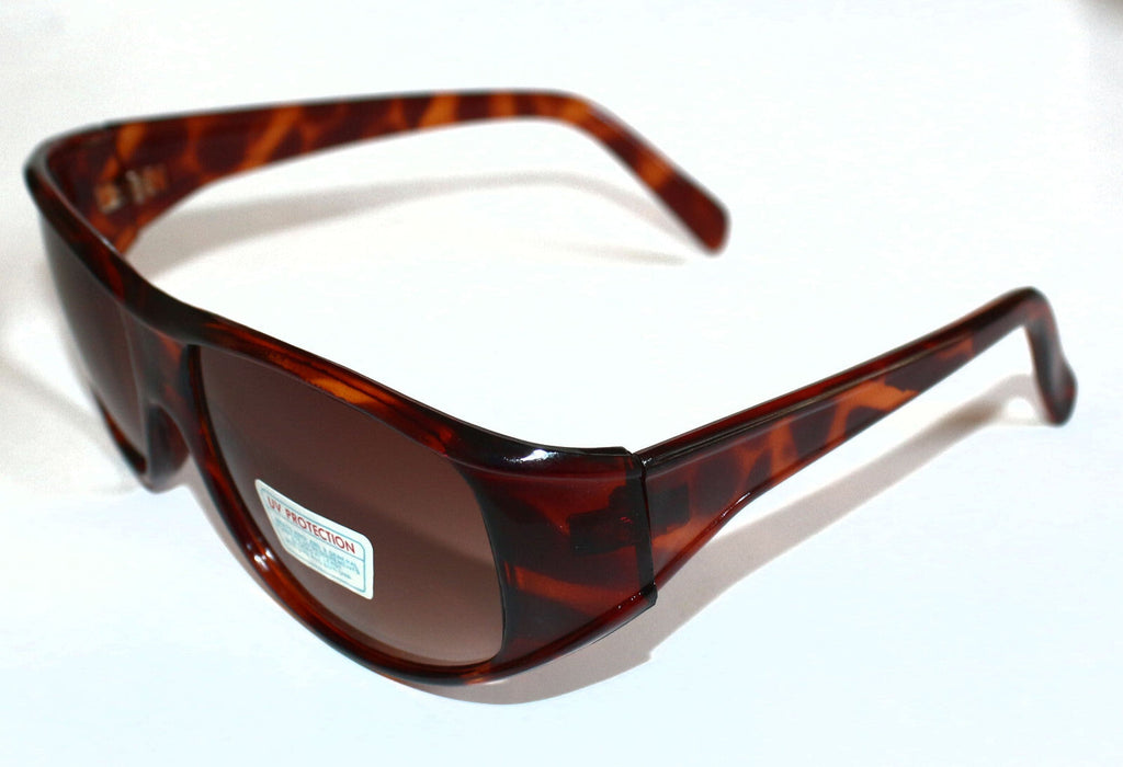 Braune leicht getigerte Designer Damen-Sonnenbrille