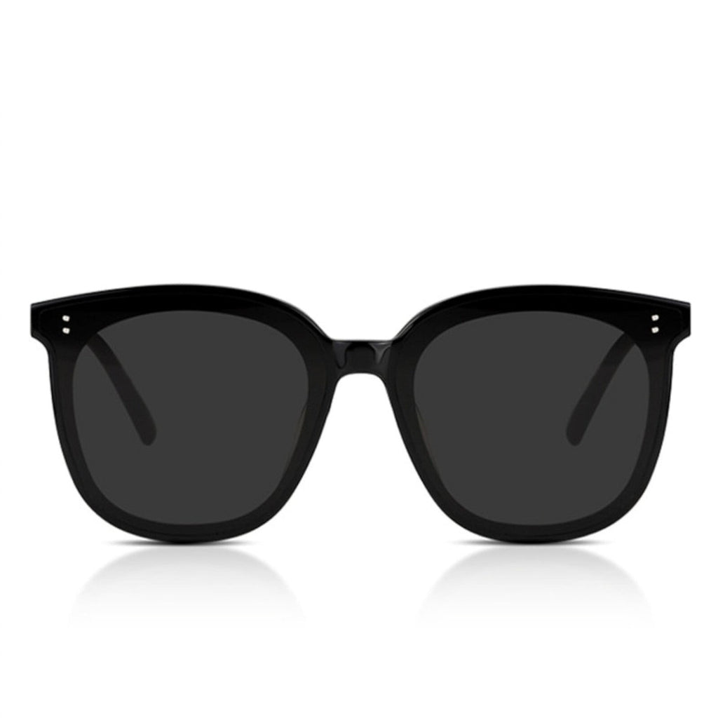 Schwarze Oversized Cat-Eye-Sonnenbrille
