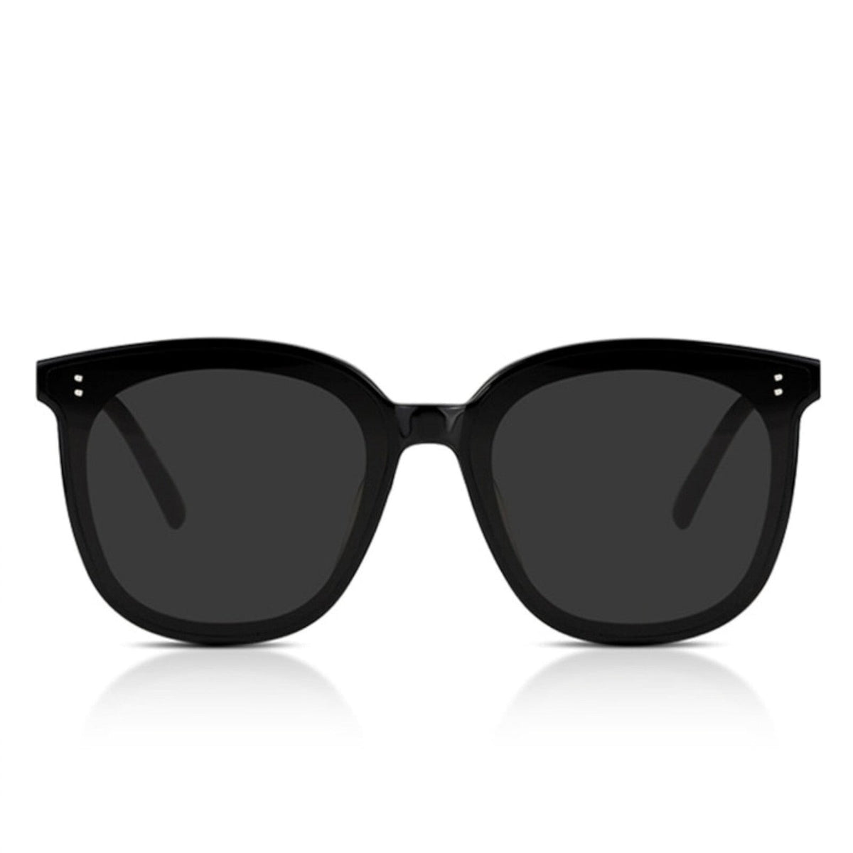 Schwarze Oversized Cat-Eye-Sonnenbrille